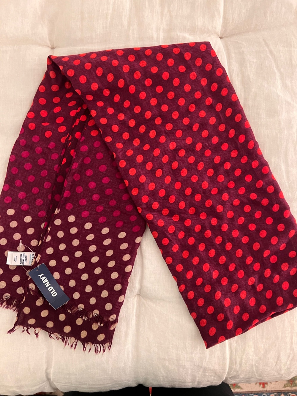 Old Navy Polka Dot Scarf